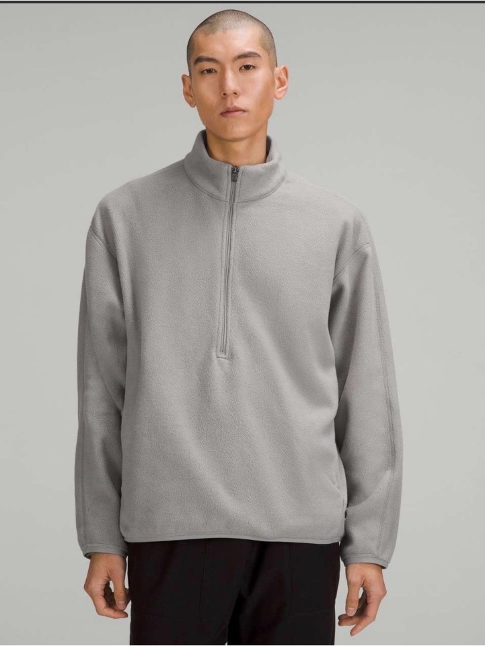 Lululemon Oversized-Fit Fleece Half Zip
Gull Grey